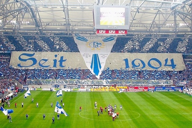 Die Nordkurve Auf-Schalke
